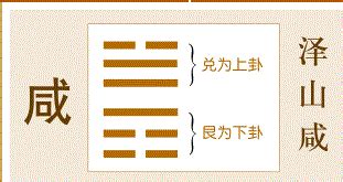 澤山卦|《易經》第31卦: 澤山咸(兌上艮下)，感情、事業、運勢